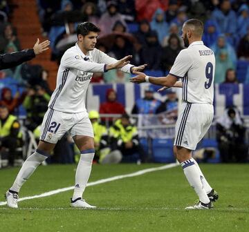 Which of Morata or Benzema will start the derby?