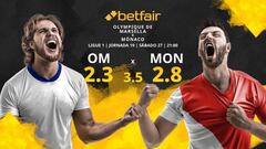 Olympique de Marsella vs. AS Mónaco: horario, TV, estadísticas, clasificación y pronósticos