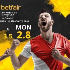 Olympique de Marsella vs. AS Mónaco: horario, TV, estadísticas, clasificación y pronósticos