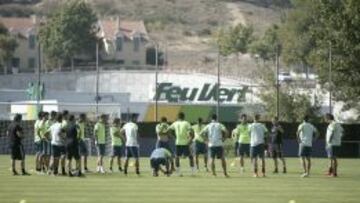 03/09/14  VALLADOLID ENTRENAMIENTO GRUPO RUBI 