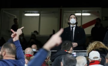 02/02/22 PARTIDO UNICO COPA DEL REY CUARTOS  RAYO VALLECANO - RCD MALLORCA  RAUL MARTIN PRESA PALCO