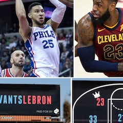 Carteles, colegios... ¿es real la opción de LeBron a los Sixers?