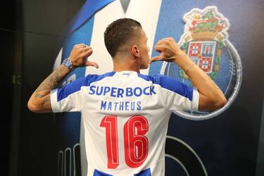 Matheus Uribe lucirá la 16 en el Porto: "Estoy feliz de estar acá"