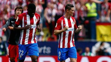 Griezmann le quitó el hat-trick a Torres en el adiós del Calderón