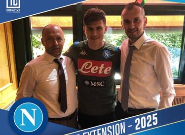 El Nápoles ata a Eljif Elmas