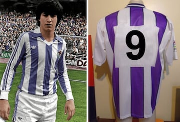 El uruguayo militó tres temporadas en el Real Valladolid haciendo pareja con Pato Yáñez las temporadas 1982-85. En la segunda, 1983-84 fue partícipe de la consecución del único título blanquivioleta, la Copa de la Liga, y además consiguió el trofeo de máximo goleador de Primera, con 17 tantos.