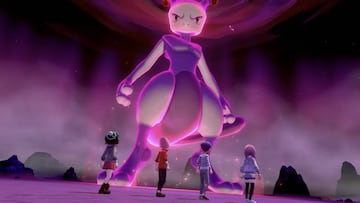 Pokémon Espada y Escudo recibe a Mewtwo en las Incursiones Dinamax