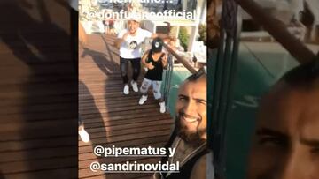 El notable baile del hijo de Vidal durante las vacaciones
