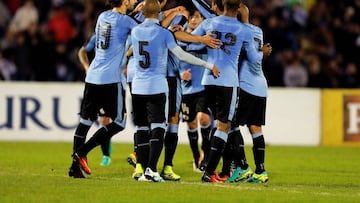 La Selecci&oacute;n Uruguaya gano su encuentro amistoso ante los trinitarios previo a la Copa Am&eacute;rica Centenario.