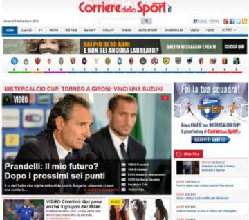 Portadas de la prensa extranjera