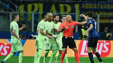 Esta escena del Inter - Barça no se vio en TV y lleva 1 millón de reproducciones: ¡pura tensión!