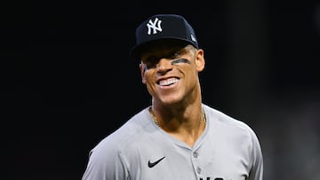 SOUTH WILLIAMSPORT, PENNSYLVANIA - AUGUST 18: Aaron Judge #99 of the New York Yankees in action during the game against the Detroit Tigers at Bowman Field on August 18, 2024 in South Williamsport, Pennsylvania. Joe Sargent/Getty Images/AFP (Photo by Joe Sargent / GETTY IMAGES NORTH AMERICA / Getty Images via AFP)