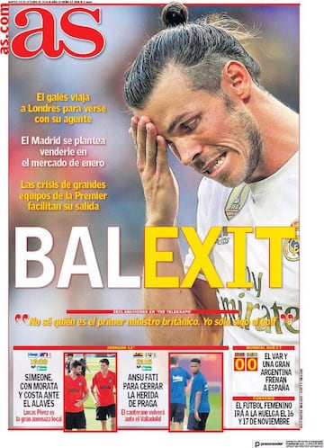 Las portadas de AS de octubre