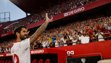 Isco, in his presentation with Sevilla.