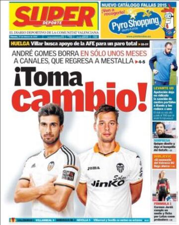 Portadas de la prensa deportiva