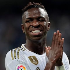 Vinicius juega con Zidane sólo el 38% de los minutos posibles