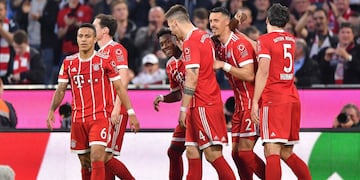 Neuer, Hummels, Boateng, Kimmich, Ranfinha, Thiago, James, Müller, Lewandowski, Tolisso, Süle