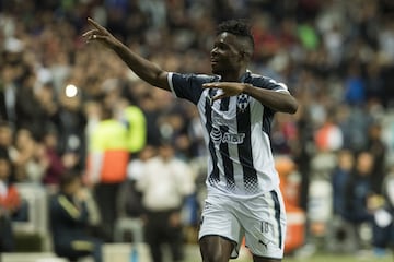 El delantero colombiano de Rayados anotó 22 goles en el 2017, fue el mejor ariete del año, donde superó a André-Pierre Gignac (20 goles) y Raúl Ruidiaz (20 goles). 