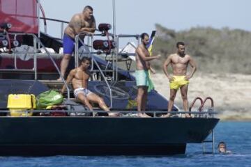 Cristiano Ronaldo disfruta de sus vacaciones en Ibiza