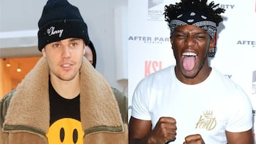 KSI busca que su pr&oacute;xima pelea sea contra Justin Bieber