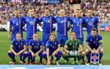 Inglaterra-Islandia en imágenes