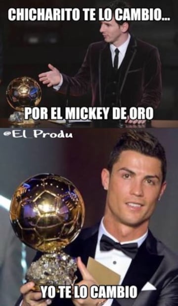 Con el Mickey de Oro llegan los memes de Chicharito