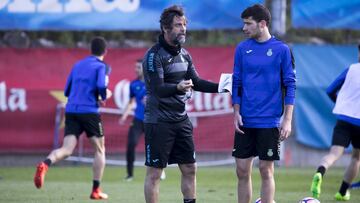 Aarón Martín cumple ante Las Palmas una vuelta como titular en el Espanyol.