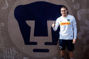 El refuerzo 'bomba' de Pumas para el Clausura 2017. Llega como bicampeón de goleo con la Universidad Católica, donde marcó 29 goles en 30 partidos.