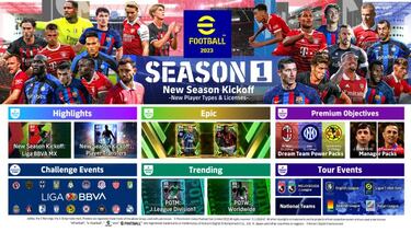 eFootball 2023 celebra su llegada con los primeros contenidos de la temporada