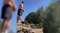 Su padre le apuesta 1.000$ si hace la cesta y se vuelve viral