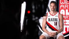 Pau Gasol, durante el Media Day de los Blazers