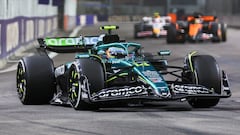 Resumen Libres 1 y 2 GP Singapur F1: resultados, clasificación y puesto de Alonso y Sainz en Marina Bay