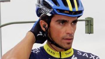 Contador en la Vuelta a España.
