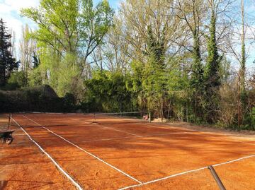 Así quedó la pista del vecino de Arthur Reymond.