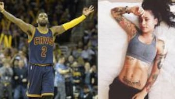 Kyrie Irving y Kehlani Parrish.