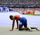 Noah Lyles, bronce en los 200 metros con COVID