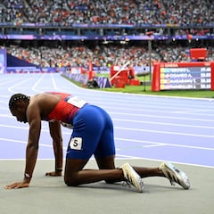 Noah Lyles, bronce en los 200 metros con COVID