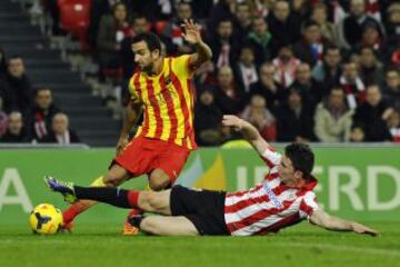 Athletic de Bilbao-Barcelona. Montoya y Laporte.