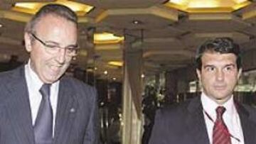 <b>RESULTÓ LA ESTRATEGIA. </b>Laporta ha conseguido evitar el cierre del Camp Nou en tiempos de Gaspart.