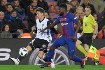 Vietto y Samuel Umtiti.