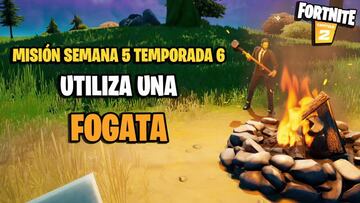 &iquest;D&oacute;nde est&aacute;n las fogatas y c&oacute;mo utilizarlas en Fortnite Temporada 6?