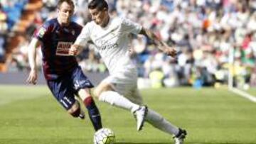 James hizo gol ante Eibar el sábado pasado.