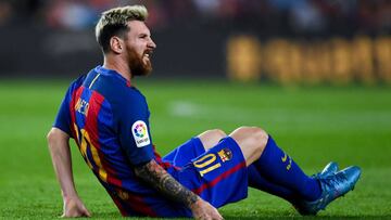 Messi out for three weeks