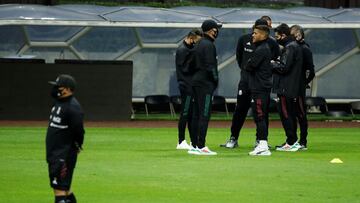 Lista la alineación de México para enfrentar a Jamaica