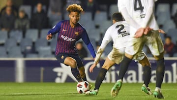Seleccionado estadounidense debutó con el FC Barcelona B