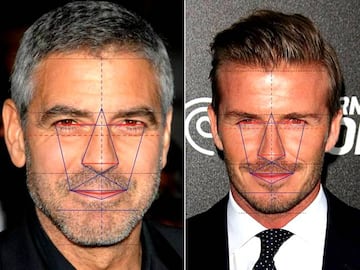 George Clooney, que encabeza el r&aacute;nking, y David Beckham, que es quinto
