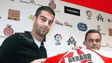 <b>BIENVENIDO. </b>Gerard López quiere dejar huella en el Girona, club en el que fue presentado ayer.