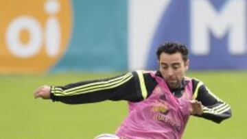 Xavi Hernández no se despedirá jugando de La Roja.