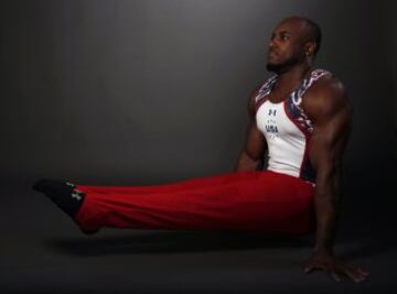 El gimnasta Donnell Whittenburg .