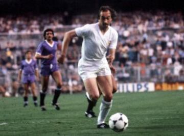 1980 Stielike jugador del Real Madrid